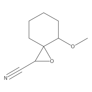 4-Methoxy-1-oxaspiro[2.5]octane-2-carbonitrile Structure