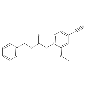 benzyl N-(4-cyano-2-methoxyphenyl)carbamate Structure