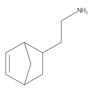 2-[(1S,4S)-bicyclo[2.2.1]hept-5-en-2-yl]ethan-1-amine结构式
