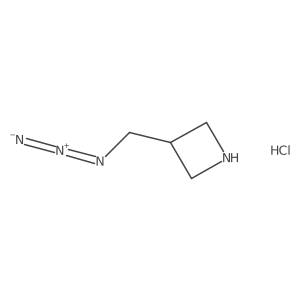 3-(Azidomethyl)azetidine hydrochloride结构式