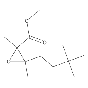 Methyl 3-(3,3-dimethylbutyl)-2,3-dimethyloxirane-2-carboxylate Structure