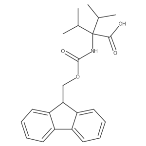 2-({[(9H-fluoren-9-yl)methoxy]carbonyl}amino)-3-methyl-2-(propan-2-yl)butanoic acid结构式