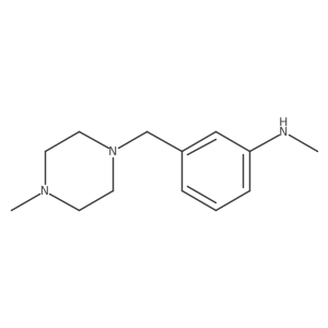N-methyl-3-[(4-methyl-1-piperazinyl)methyl]benzenamine Structure