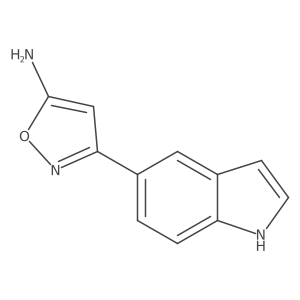 3-(1H-indol-5-yl)-1,2-oxazol-5-amine Structure