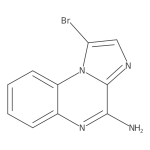 1-Bromoimidazo[1,2-a]quinoxalin-4-amine结构式