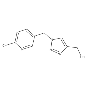 (1-((6-chloropyridin-3-yl)methyl)-1H-1,2,3-triazol-4-yl)methanol Structure