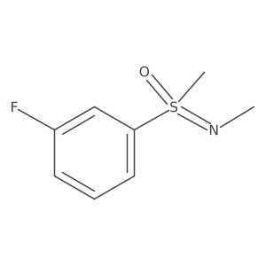 [(3-Fluorophenyl)(methyl)oxo-lambda6-sulfanylidene](methyl)amine Structure