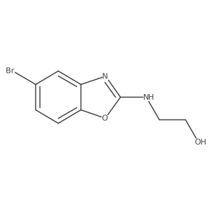 2-[(5-Bromo-2-benzoxazolyl)amino]ethanol结构式