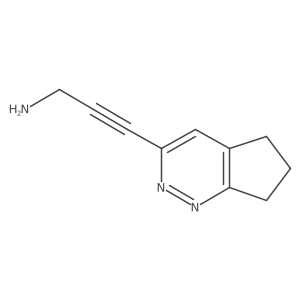 3-{5H,6H,7H-cyclopenta[c]pyridazin-3-yl}prop-2-yn-1-amine Structure