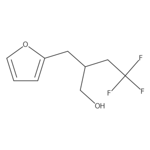 4,4,4-Trifluoro-2-(furan-2-ylmethyl)butan-1-ol Structure