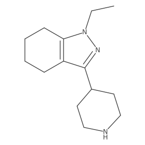 1-ethyl-3-(piperidin-4-yl)-4,5,6,7-tetrahydro-1H-indazole Structure