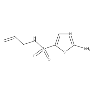 N-allyl-2-aminothiazole-5-sulfonamide Structure