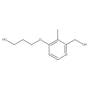3-((2-(Hydroxymethyl)-3-methylpyridin-4-yl)oxy)propan-1-ol Structure