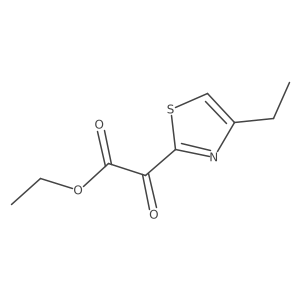 Ethyl2-(4-ethyl-1,3-thiazol-2-yl)-2-oxoacetate Structure