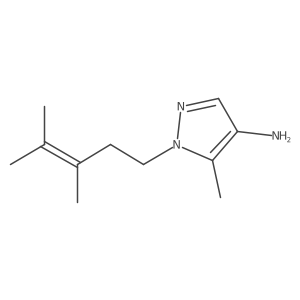 1-(3,4-dimethylpent-3-en-1-yl)-5-methyl-1H-pyrazol-4-amine Structure