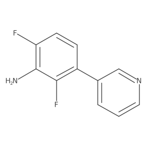 2,6-Difluoro-3-(pyridin-3-yl)aniline Structure