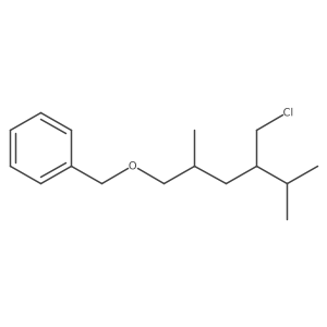 ({[4-(Chloromethyl)-2,5-dimethylhexyl]oxy}methyl)benzene Structure
