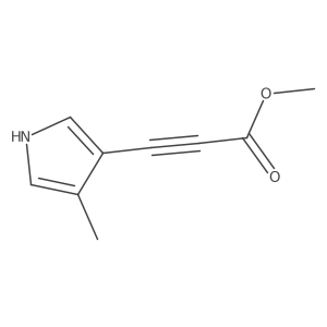 methyl 3-(4-methyl-1H-pyrrol-3-yl)prop-2-ynoate结构式