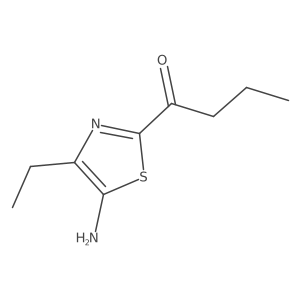 1-(5-Amino-4-ethyl-1,3-thiazol-2-yl)butan-1-one Structure