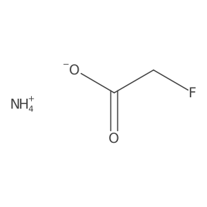 Ammonium fluoroacetate-2-C14结构式