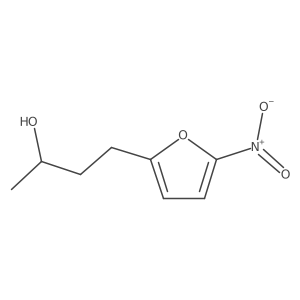 (2R)-4-(5-nitrofuran-2-yl)butan-2-ol结构式