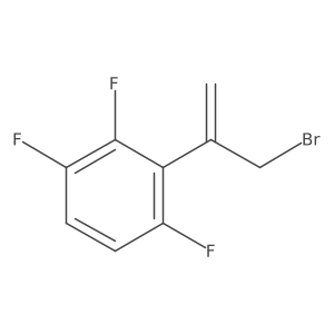 2-(3-Bromoprop-1-en-2-yl)-1,3,4-trifluorobenzene结构式