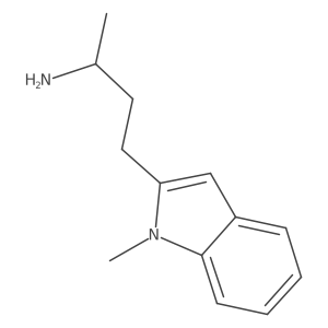 4-(1-methyl-1H-indol-2-yl)butan-2-amine结构式