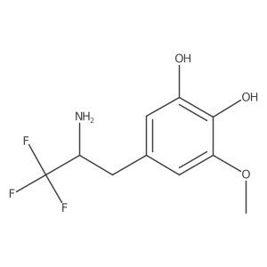 5-(2-Amino-3,3,3-trifluoropropyl)-3-methoxybenzene-1,2-diol Structure