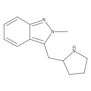 2-methyl-3-(pyrrolidin-2-ylmethyl)-2H-indazole Structure