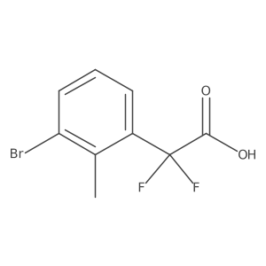2-(3-Bromo-2-methylphenyl)-2,2-difluoroacetic acid结构式