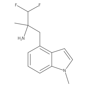 1,1-difluoro-2-methyl-3-(1-methyl-1H-indol-4-yl)propan-2-amine Structure