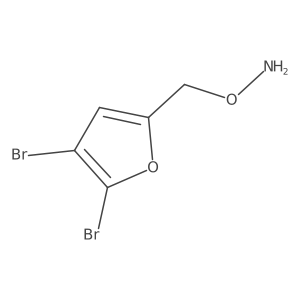 O-[(4,5-dibromofuran-2-yl)methyl]hydroxylamine Structure