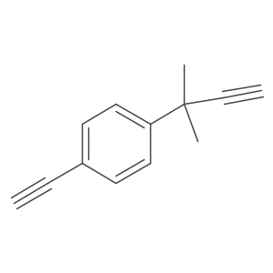 1-Ethynyl-4-(2-methylbut-3-yn-2-yl)benzene Structure