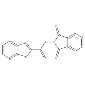 1,3-dioxo-2,3-dihydro-1H-isoindol-2-yl [1,3]thiazolo[5,4-b]pyridine-2-carboxylate结构式