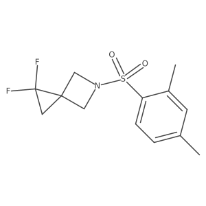 5-(2,4-Dimethylbenzenesulfonyl)-1,1-difluoro-5-azaspiro[2.3]hexane Structure
