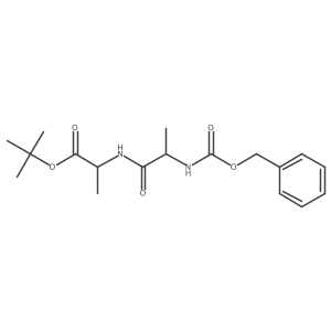 L-Alanine, N-[N-[(phenylmethoxy)carbonyl]-L-alanyl]-, 1,1-dimethylethyl ester结构式