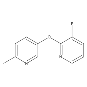 5-[(3-Fluoropyridin-2-yl)oxy]-2-methylpyridine Structure