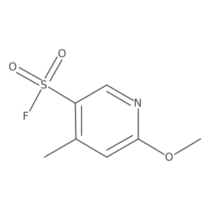 6-Methoxy-4-methylpyridine-3-sulfonyl fluoride Structure