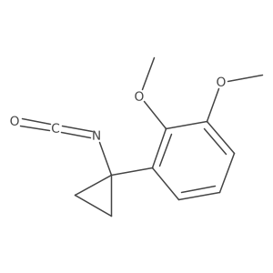1-(1-Isocyanatocyclopropyl)-2,3-dimethoxybenzene Structure