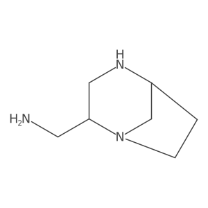 1-{1,4-Diazabicyclo[3.2.1]octan-2-yl}methanamine结构式