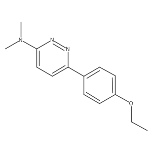 6-(4-ethoxyphenyl)-N,N-dimethylpyridazin-3-amine Structure