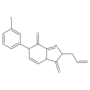 7-(3-fluorophenyl)-2-(prop-2-en-1-yl)-2H,3H,7H,8H-[1,2,4]triazolo[4,3-a]pyrazine-3,8-dione Structure