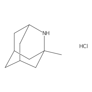 1-Methyl-2-azaadamantane Hydrochloride结构式