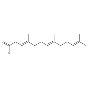 4,8,12-Trimethyl-3,7,11-tridecatrienoyl Chloride结构式