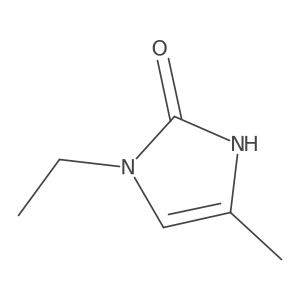 1-ethyl-4-methyl-2,3-dihydro-1H-imidazol-2-one结构式