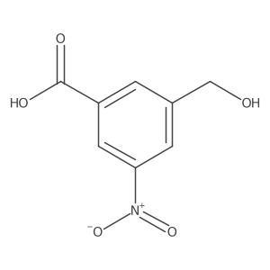 3-(Hydroxymethyl)-5-nitrobenzoic acid Structure