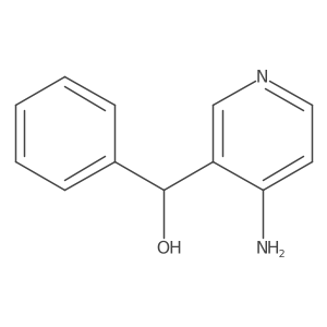 4-Amino-I+/--phenyl-3-pyridinemethanol结构式