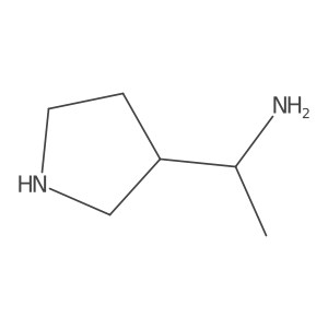 (1S)-1-[(3S)-pyrrolidin-3-yl]ethanamine结构式