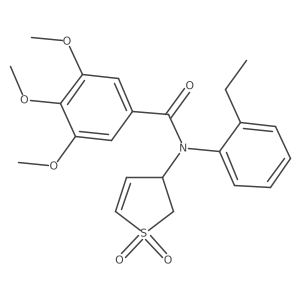 N-(1,1-dioxido-2,3-dihydrothiophen-3-yl)-N-(2-ethylphenyl)-3,4,5-trimethoxybenzamide Structure