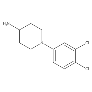 1-(3,4-Dichloro-phenyl)-piperidin-4-ylamine结构式